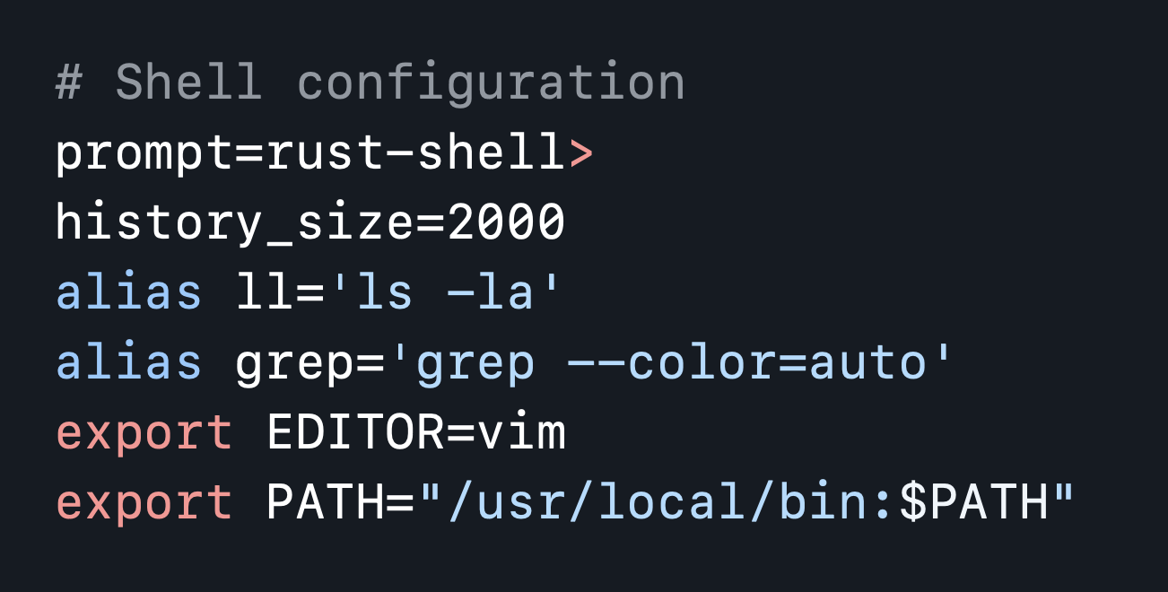 Rust Shell Project